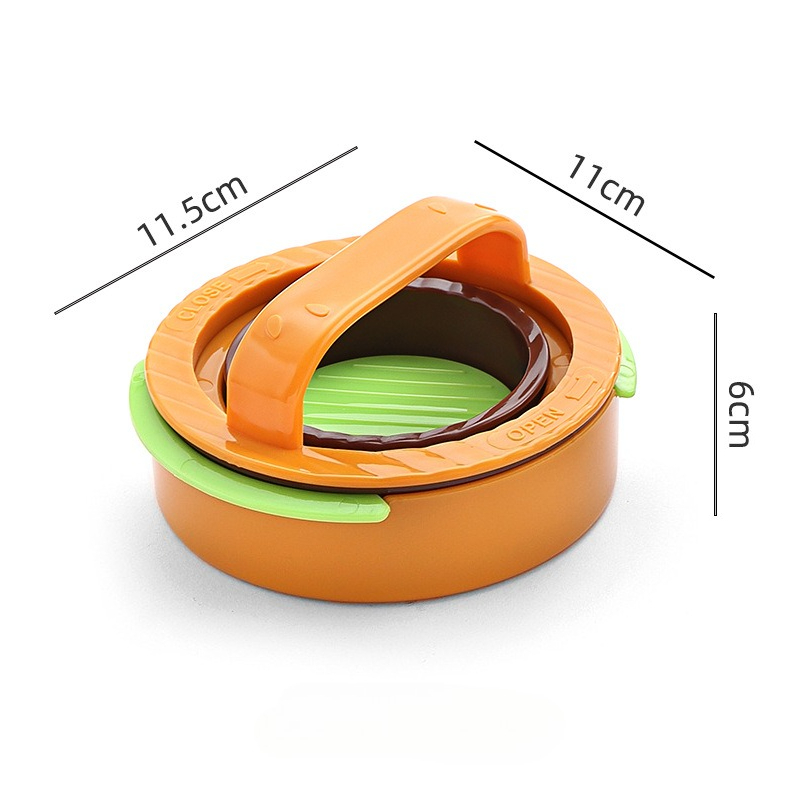 Kitchen Helper Gadgets - Prensa Redonda para Hamburguesas, Prensa para