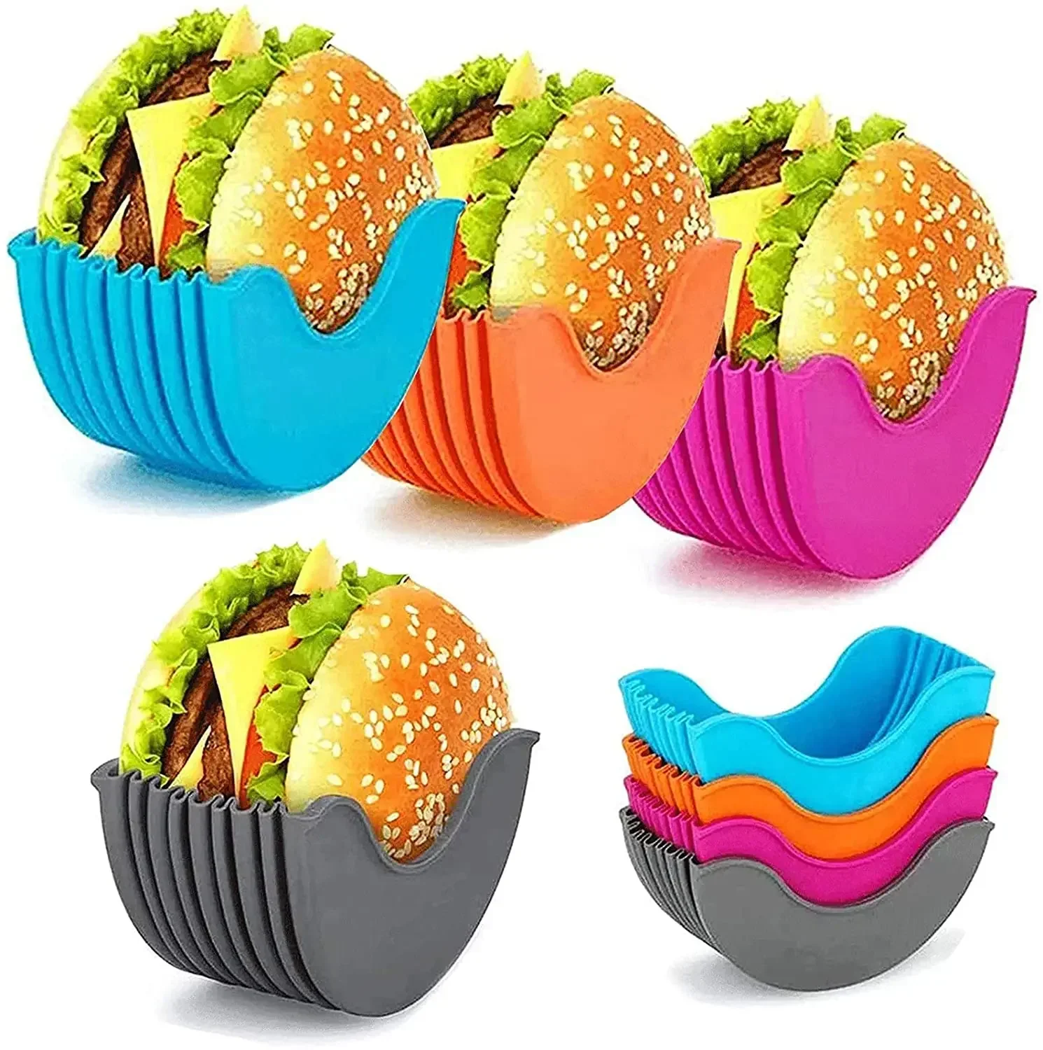 Kitchen Gadgets Useful - Estante para hamburguesas reutilizable, aparatos útiles,