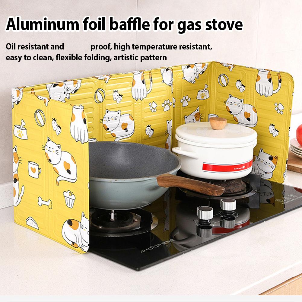 Kitchen Gadgets Dropshipping - Protector Antisalpicaduras de Cocina de Aluminio,