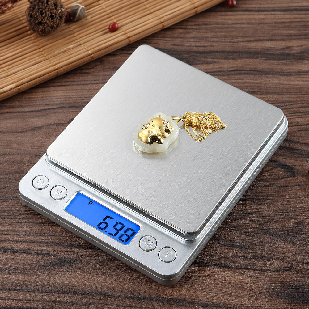 Kitchen Gadgets Electronic - Báscula Digital LCD para joyería, 3kg,