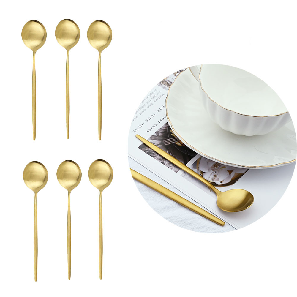 Kitchen Gadgets Gold - Cuchara de té de acero inoxidable