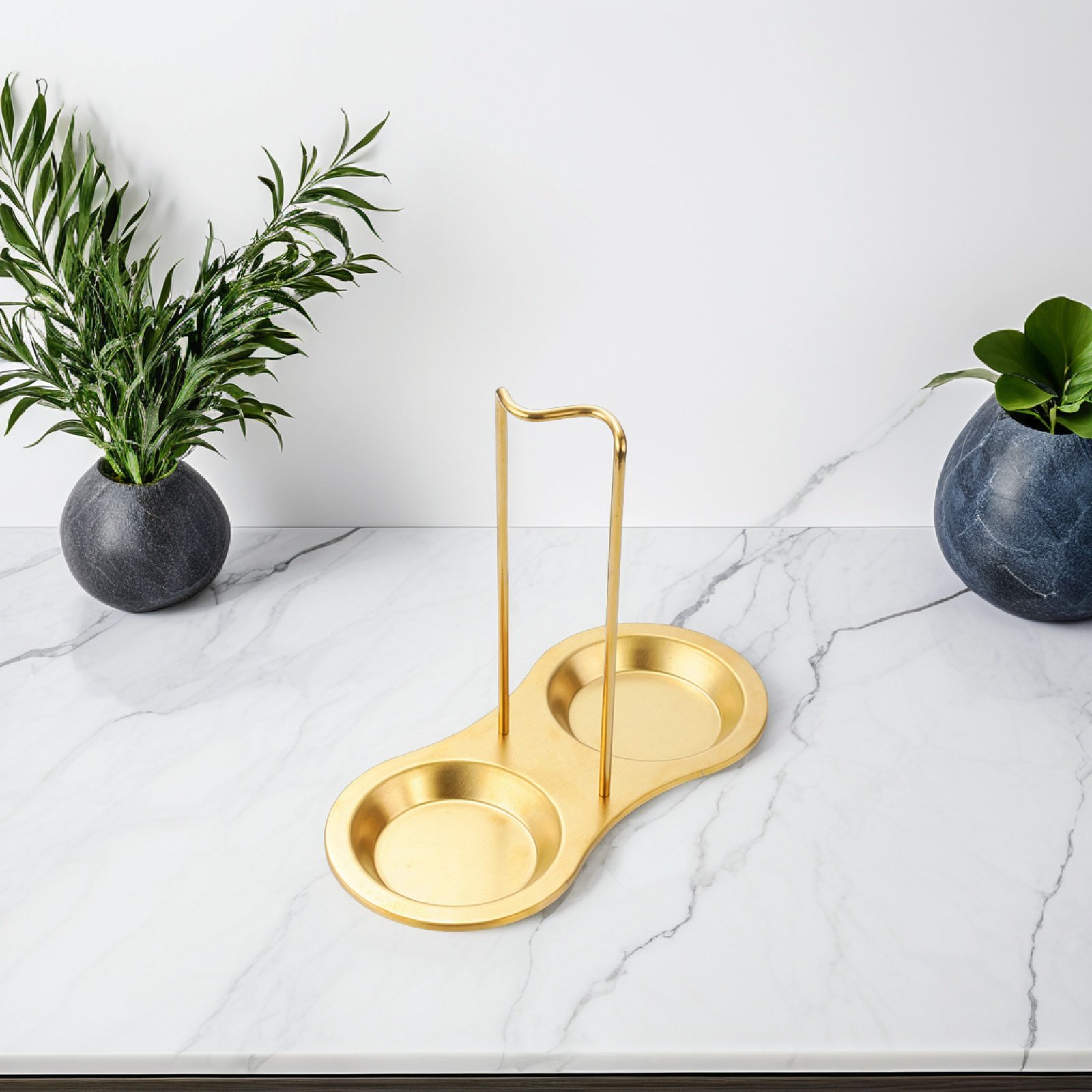 Kitchen Utensil Holder - Estante para Cucharas de Acero Inoxidable,