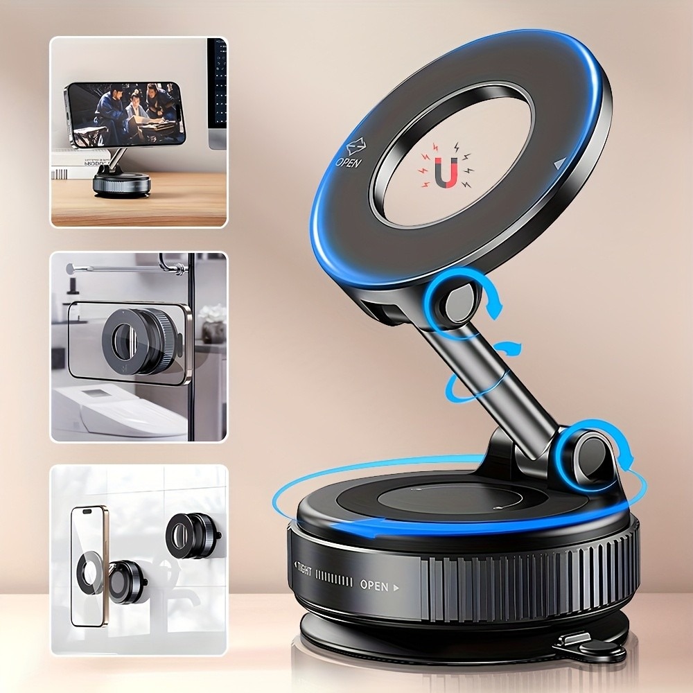 Kitchen Gadgets Online - Soporte Magnético para Teléfono con Ventosa,