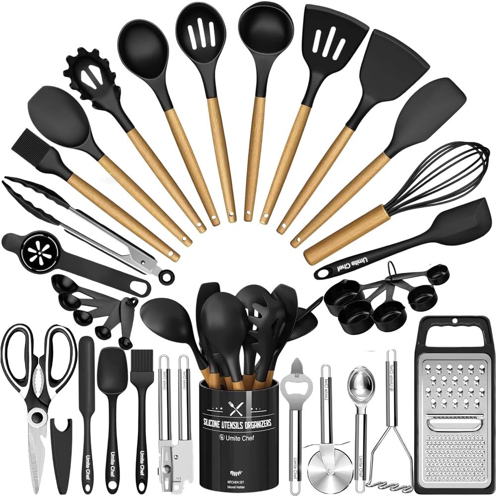 Juego de utensilios de cocina  - Kitchen Utensil Holder reseña y precio