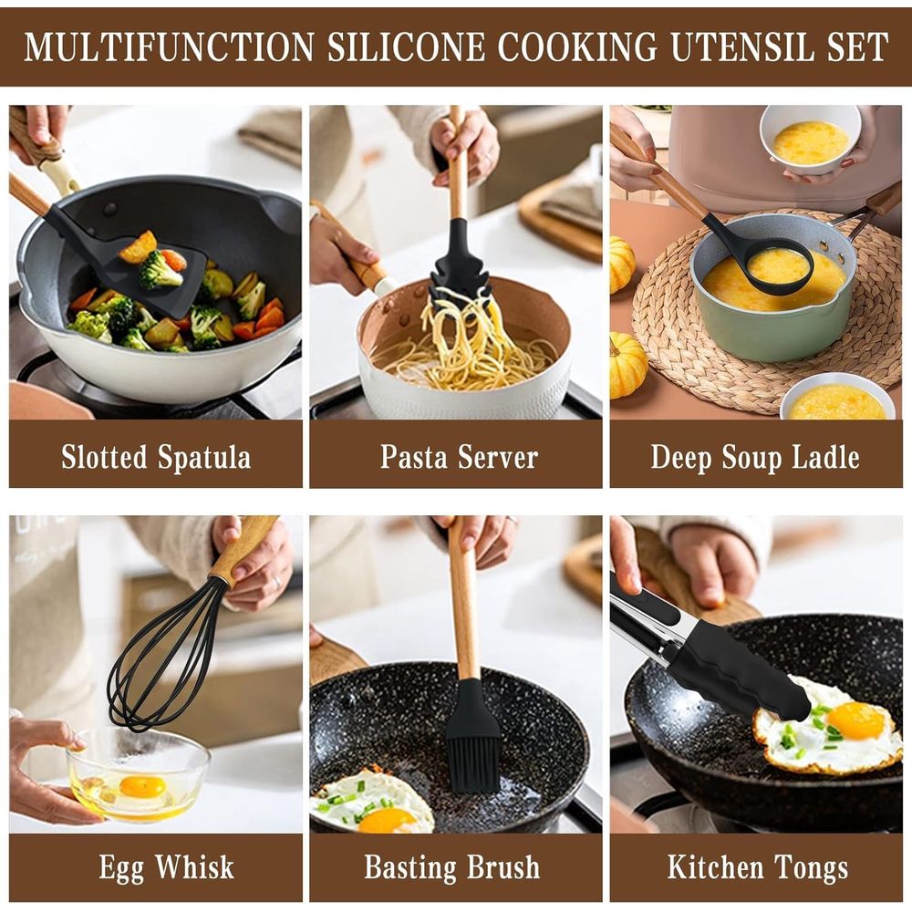 Juego de utensilios de cocina  - Kitchen Utensil Holder reseña y precio