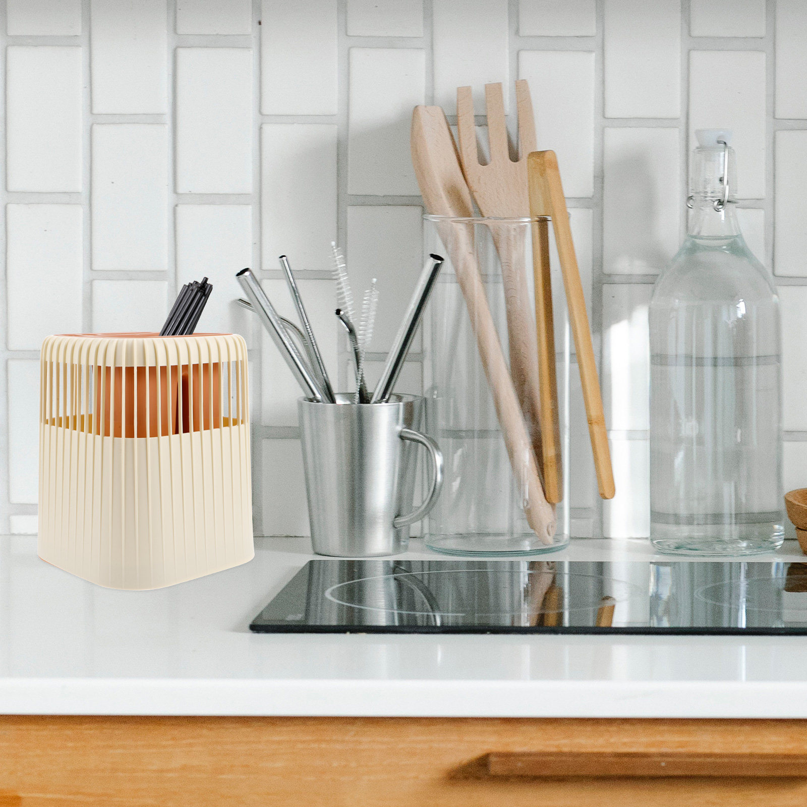 Escurridor de utensilios de co - Kitchen Utensil Holder reseña y precio