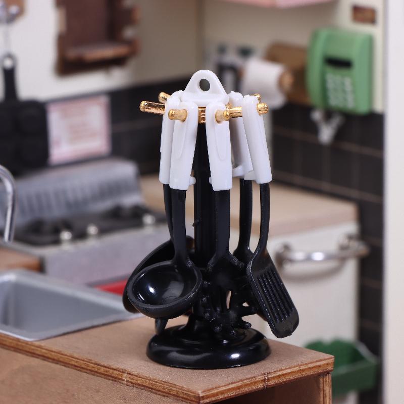 Accesorios en miniatura para c - Kitchen Utensil Holder reseña y precio