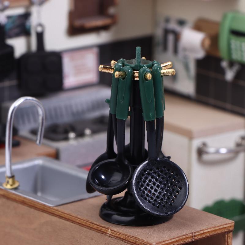 Accesorios en miniatura para c - Kitchen Utensil Holder reseña y precio