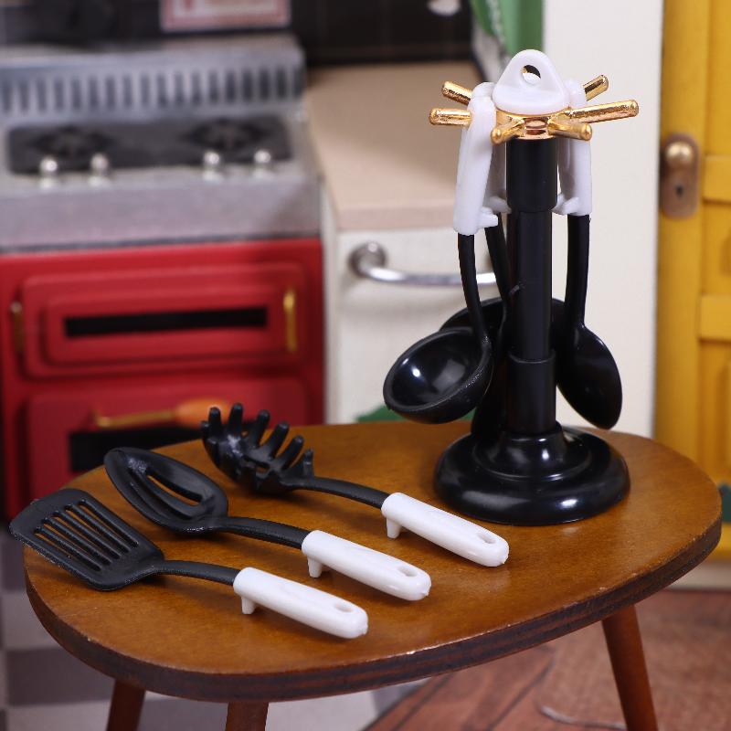 Accesorios en miniatura para c - Kitchen Utensil Holder reseña y precio