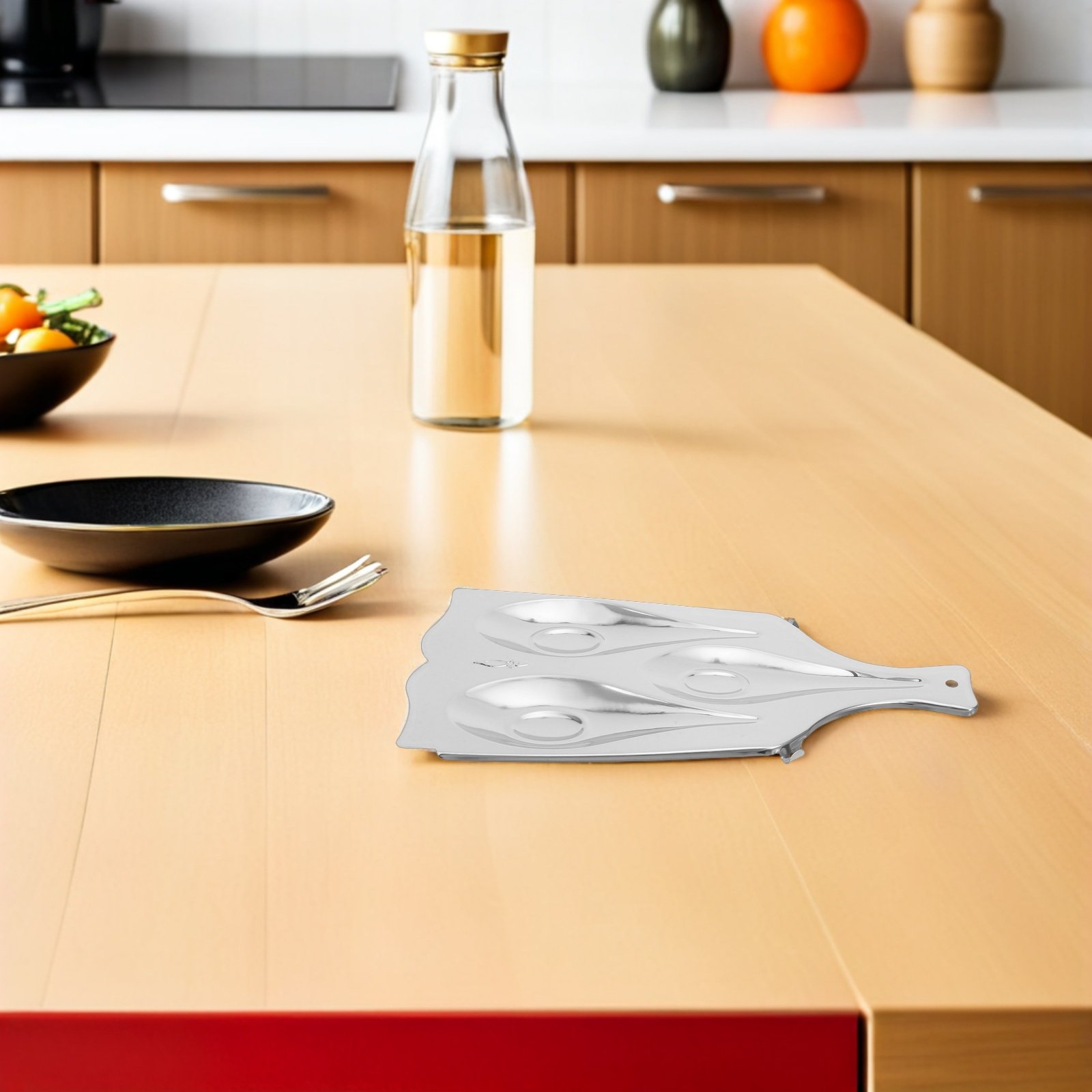 Reposacucharas de Acero Inoxid - Kitchen Utensil Holder reseña y precio