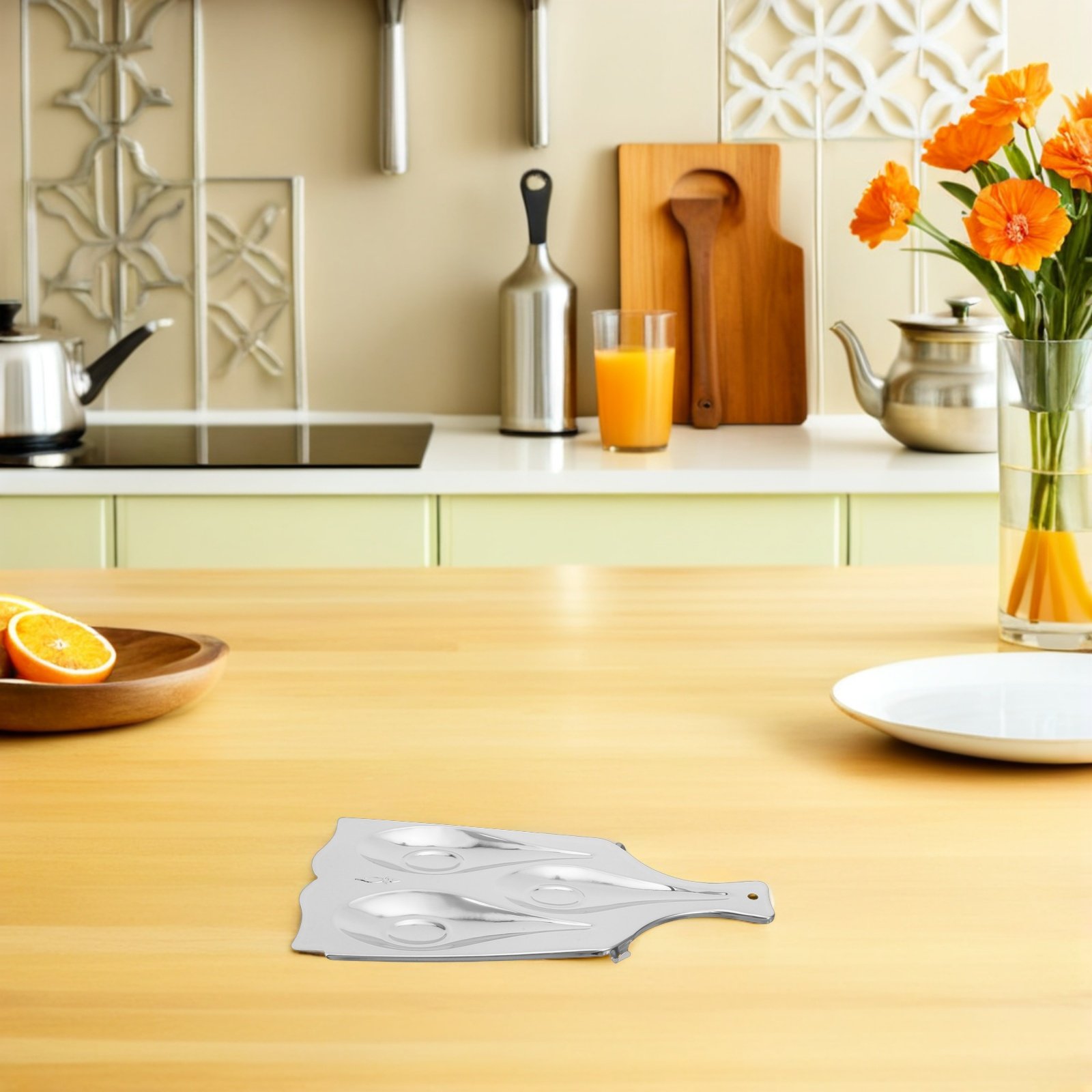Reposacucharas de Acero Inoxid - Kitchen Utensil Holder reseña y precio