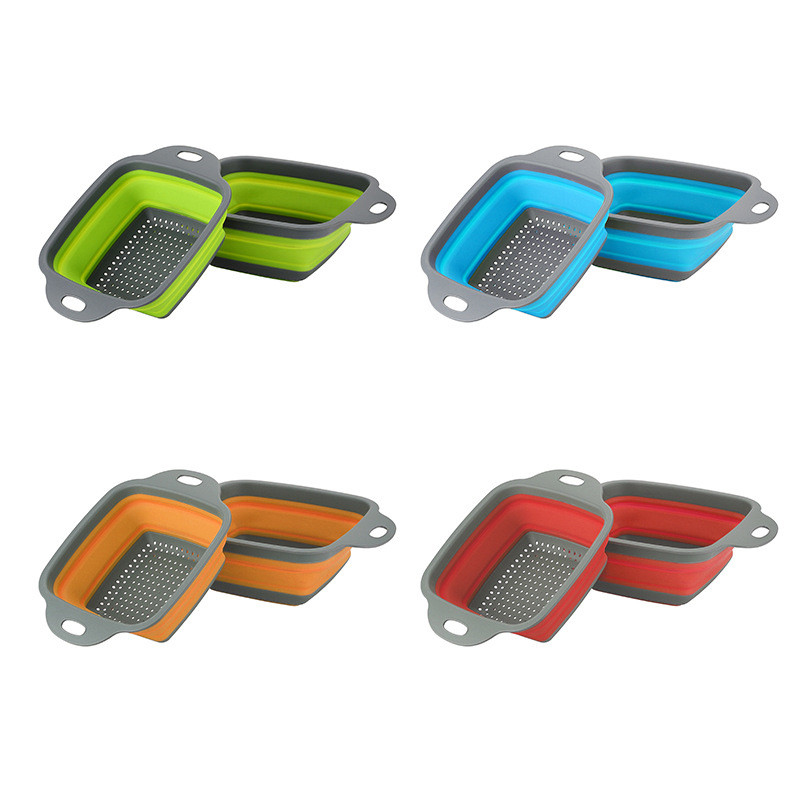 LMETJMA-colador plegable cuadr - Kitchen Gadgets Dropshipping reseña y precio