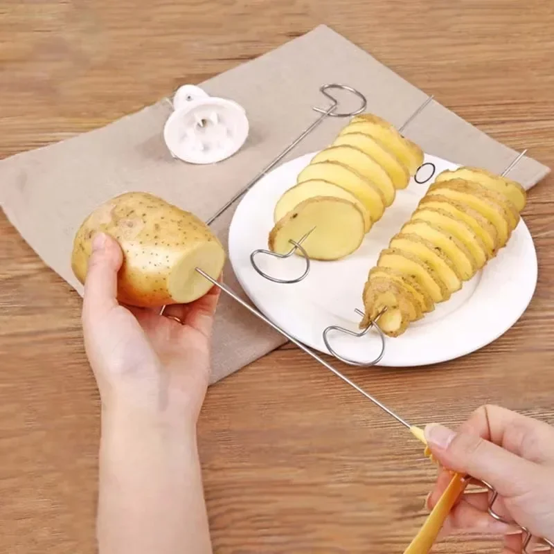 Cortador en espiral de patatas - Kitchen Gadget Amazon reseña y precio