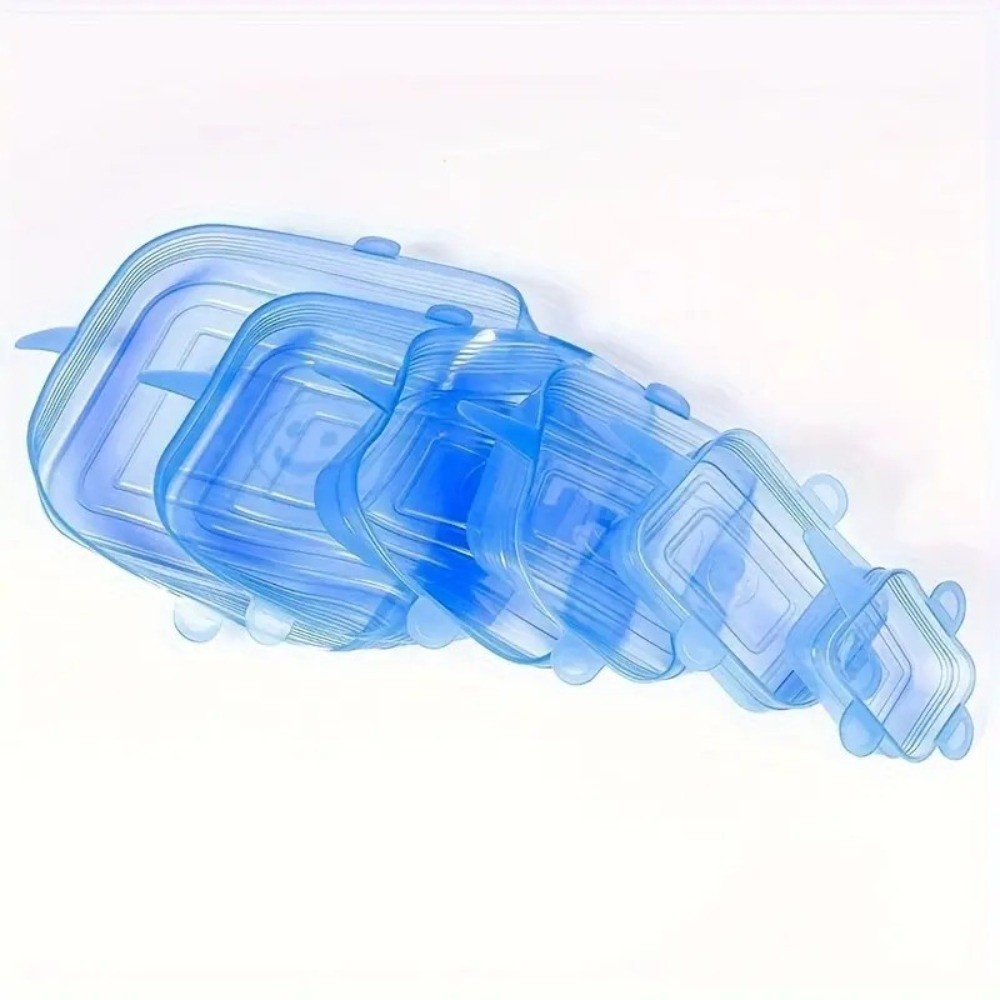 6 tapas de silicona elásticas  - Kitchen Gadgets That Are Useful reseña y precio