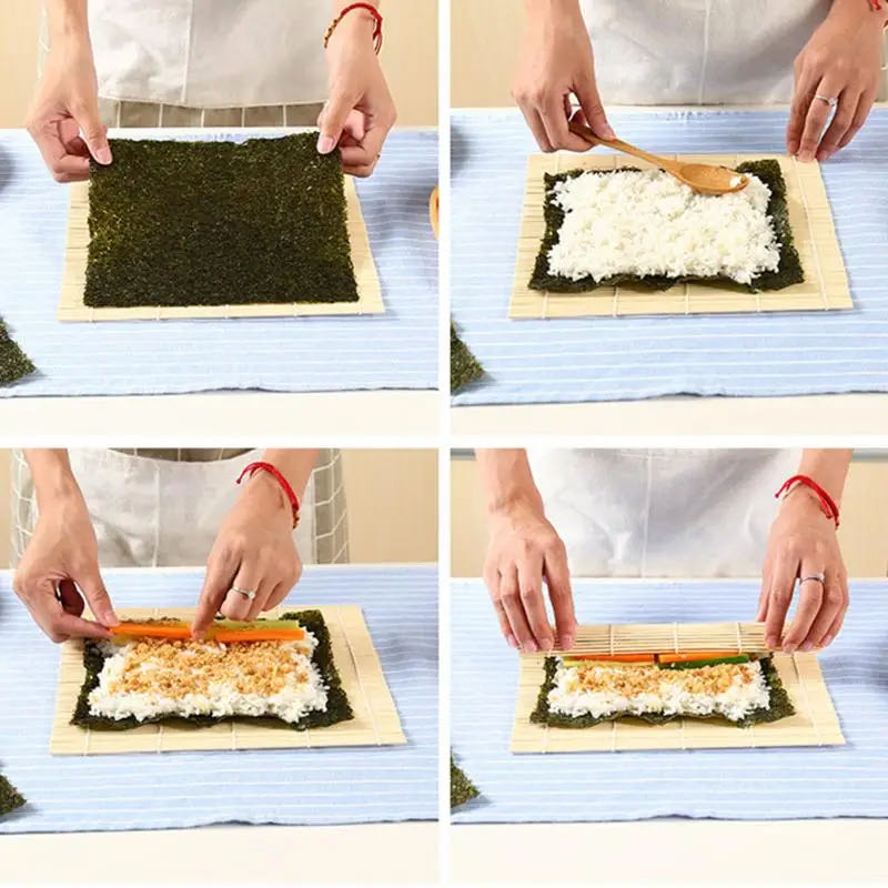Alfombrilla enrollable de bamb - Kitchen Gadget Amazon reseña y precio