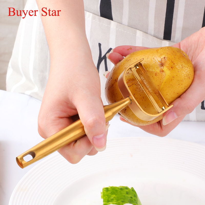 Pelador de frutas dorado de ac - Kitchen Gadgets Gold reseña y precio