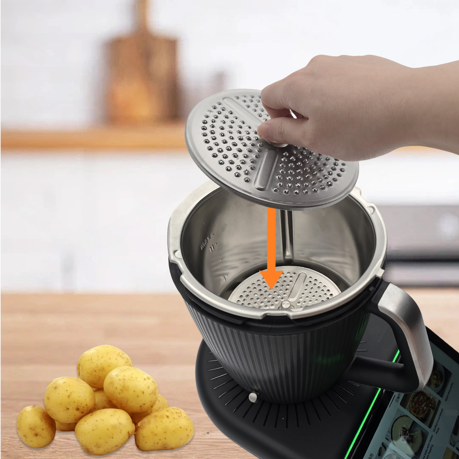 Pelador de cubierta de hoja pa - Kitchen Gadgets Thermomix reseña y precio