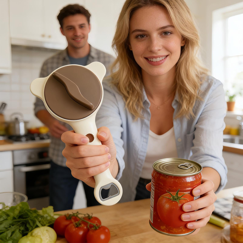 Abrelatas Antideslizante con M - Kitchen Helper Gadgets reseña y precio