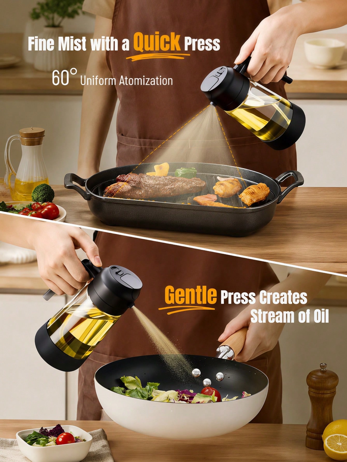 2 dispensadores de aceite 2 en - Kitchen Gadgets To Have reseña y precio