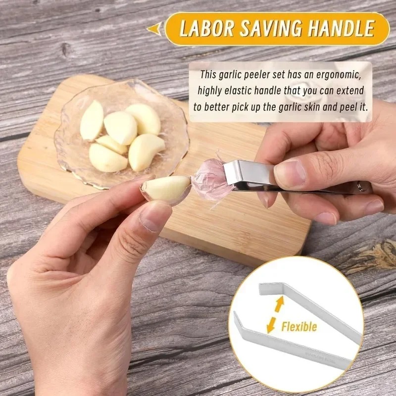 Pelador de Ajos de Acero Inoxi - Kitchen Gadget Amazon reseña y precio