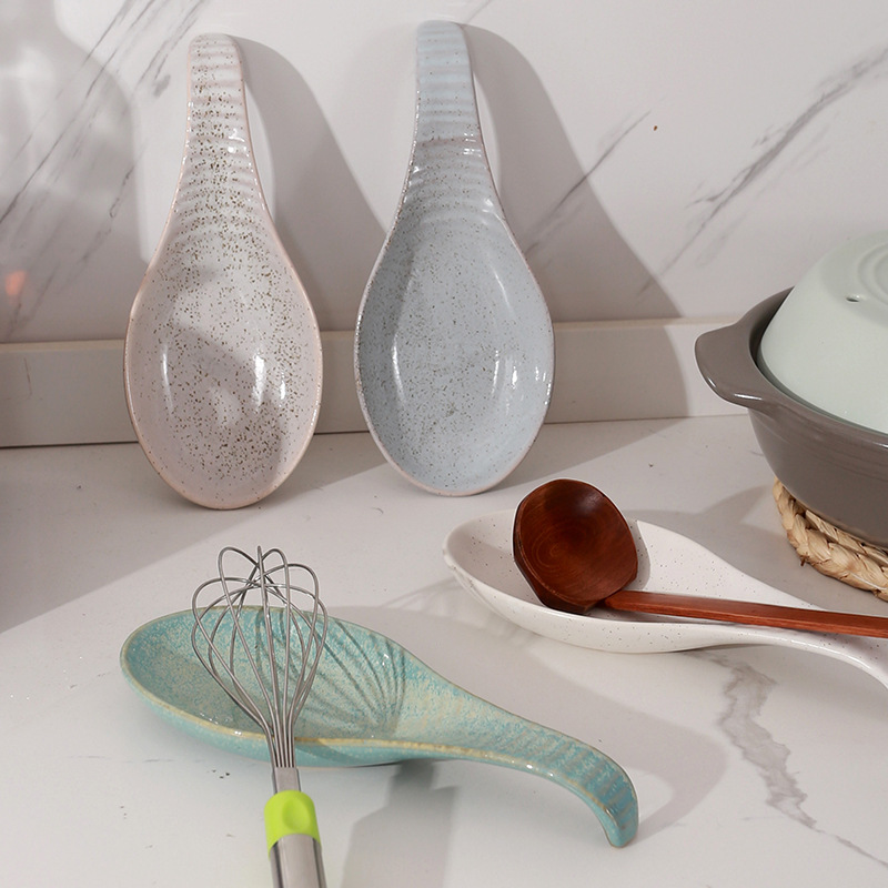 Reposacucharas de Cerámica par - Kitchen Utensil Holder reseña y precio